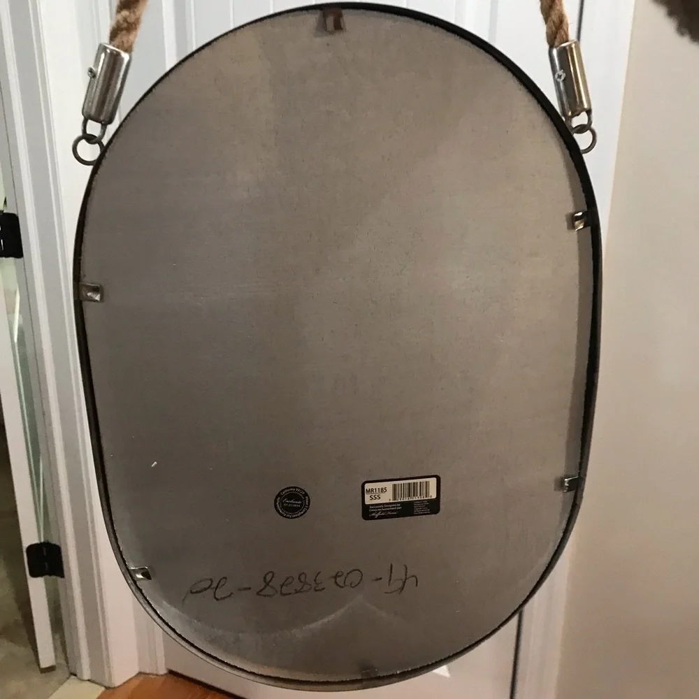 ▪️VINTAGE Silver Tin/Metal Mirror